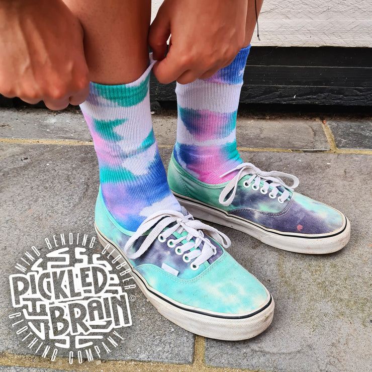 Bright Tie Dye Socks