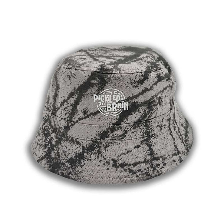 Grey and Black Reversible Bucket Hat