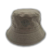 Stone and Khaki Reversible Bucket Hat