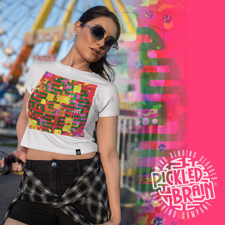 Happy Hippy Crop T-shirt