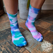 Bright Tie Dye Socks