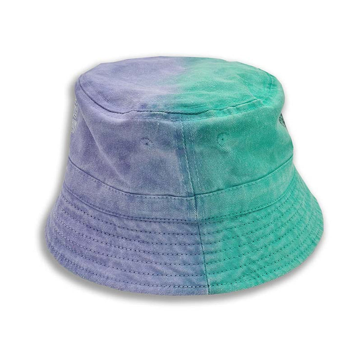 Mint to Purple Stone Washed Reversible Buck Hat