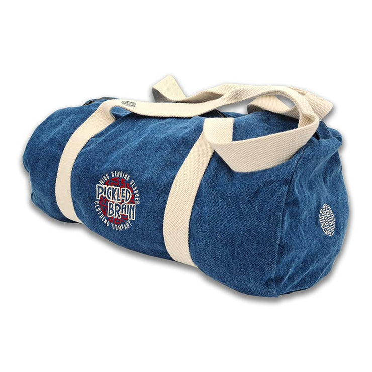 Denim Barrel Bag