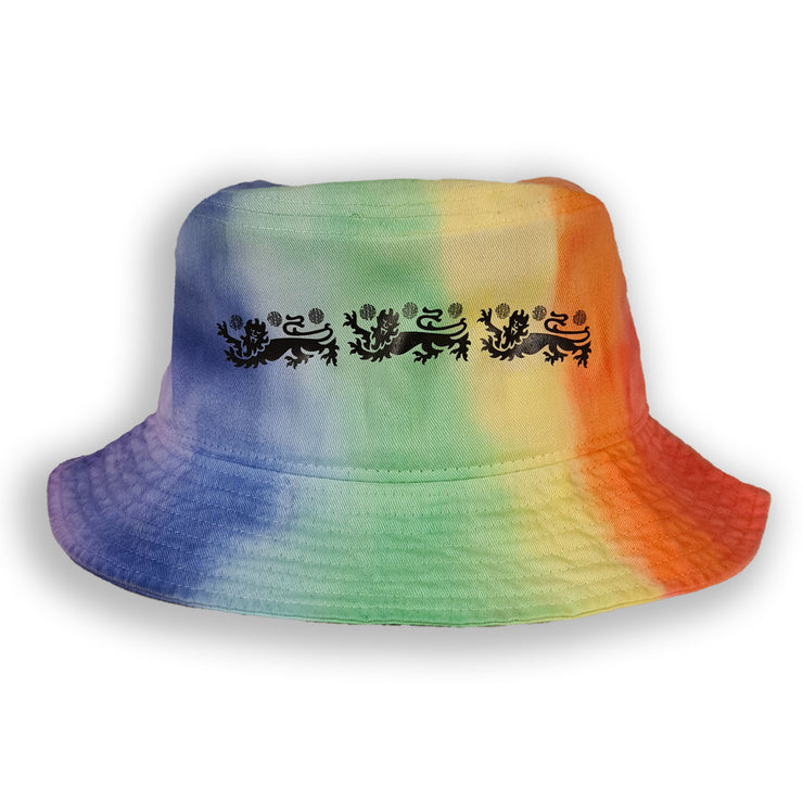 England Rainbow Bucket Hat