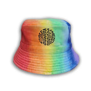 Stone Washed Rainbow Bucket Hat