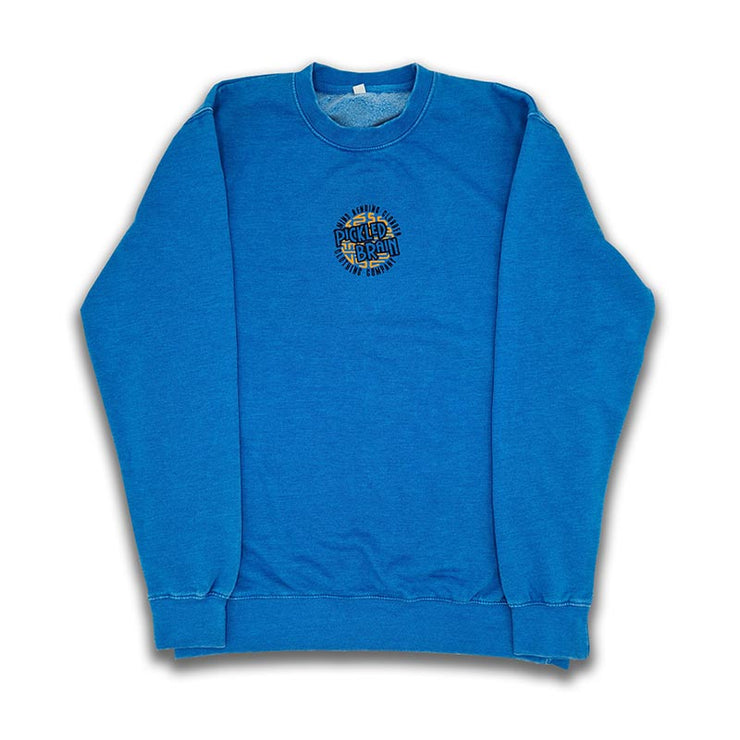 Sapphire Blue Washed Sweatshirt