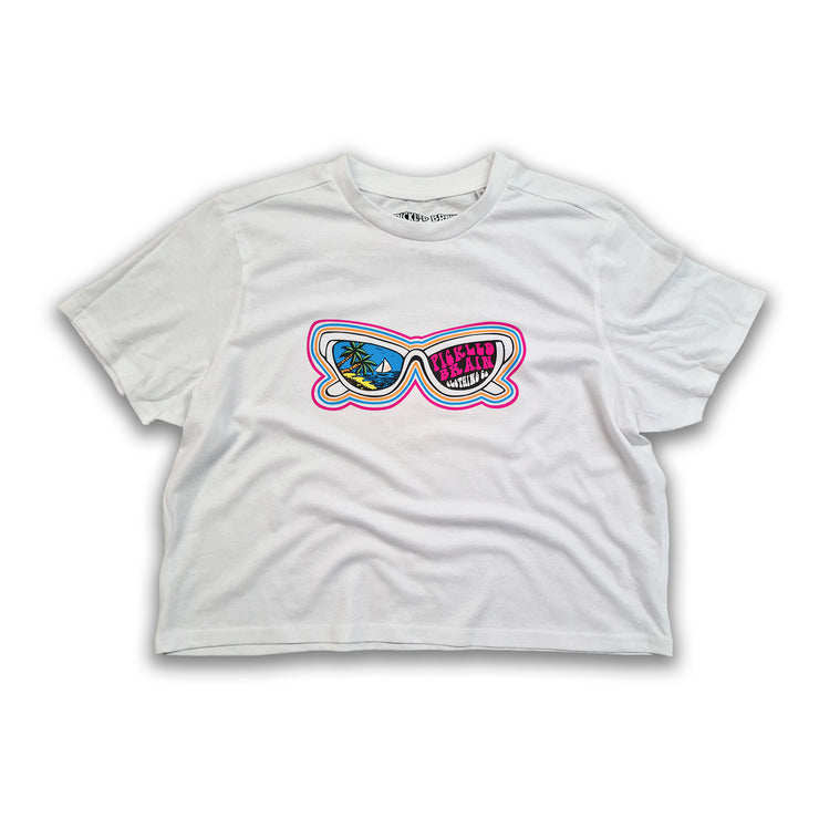 Sunglasses Cropped T-Shirt